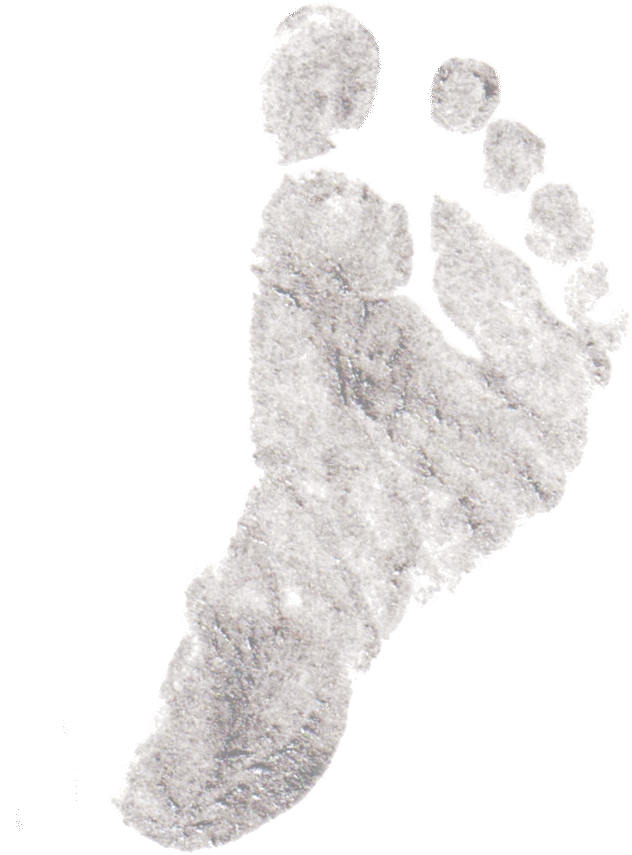 newborn foot print